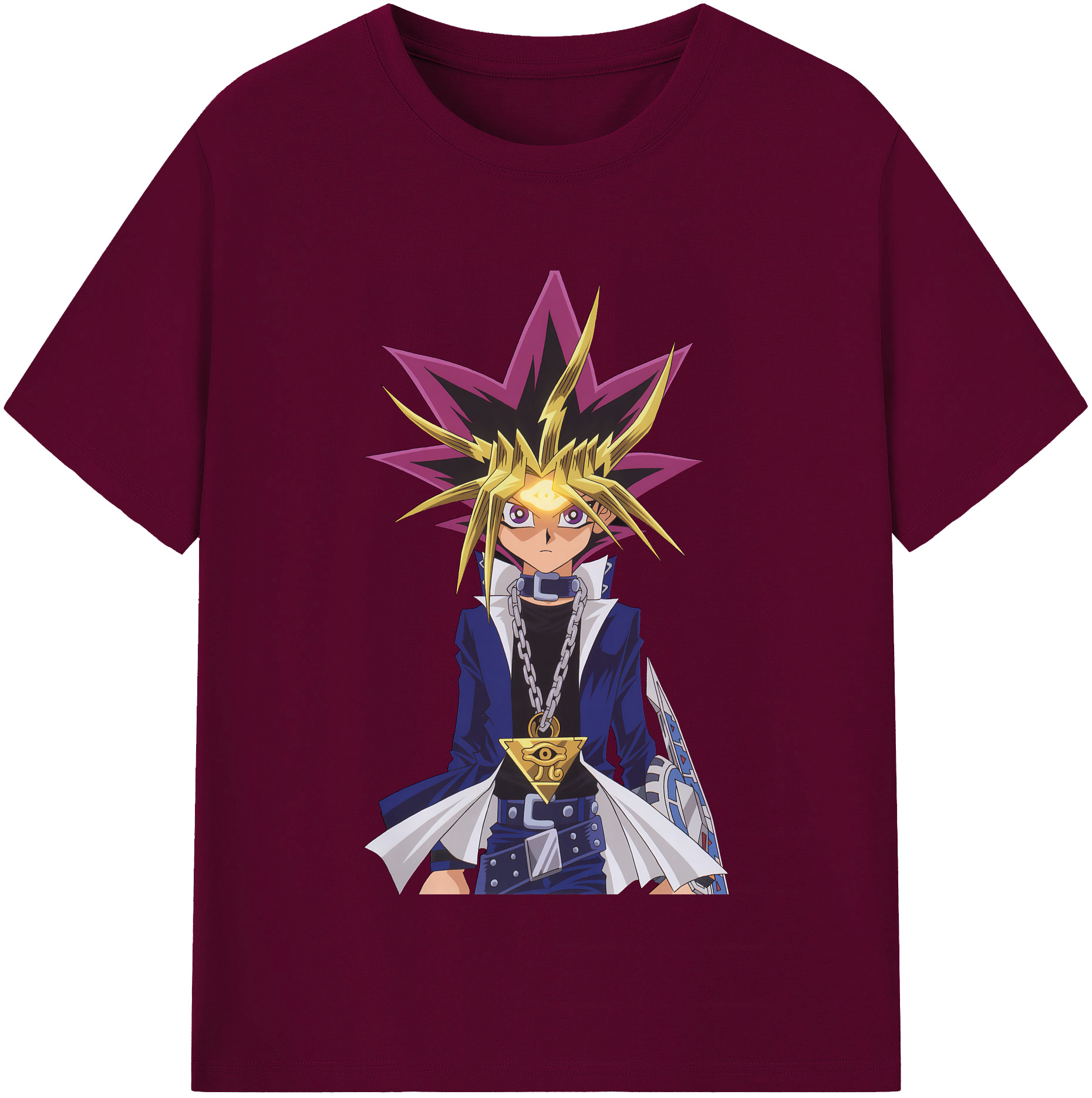 （画像用） 遊☆戯☆王 Yu-Gi-Oh! レディースカジュアルプリントTシャツ（綿100％）